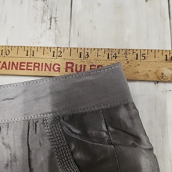 J.S. Thai 100% Silk Womens 2-Piece Set Handmade Plaid Shirt & Pants Silver Sz P - Picture 8 of 15